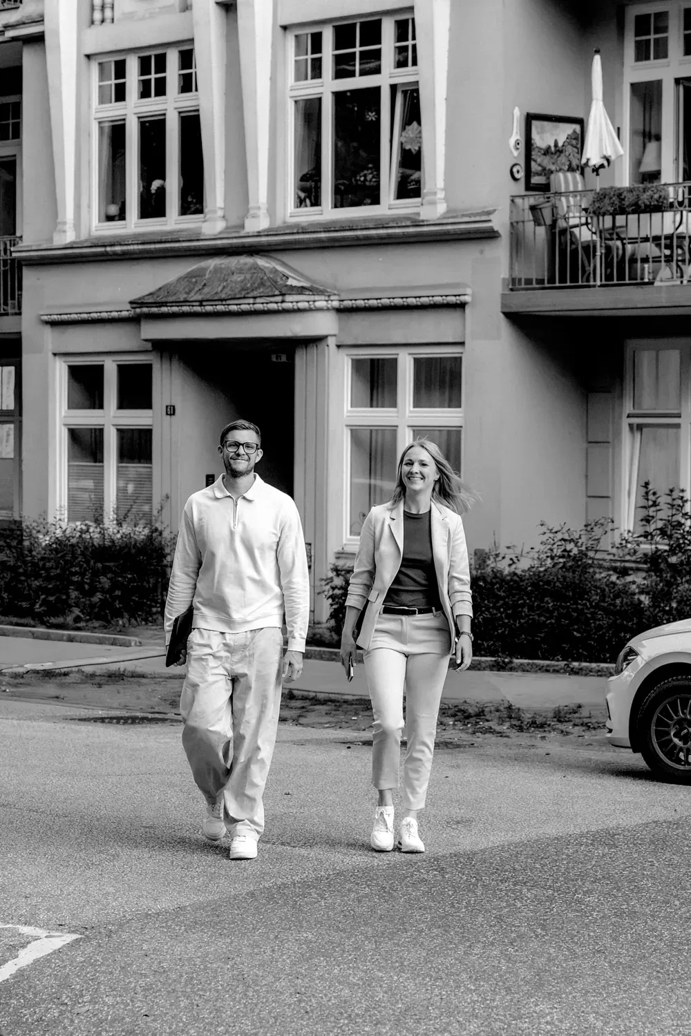 Vivian Lohse und Lennart Heinrichs, gemeinsam unterwegs